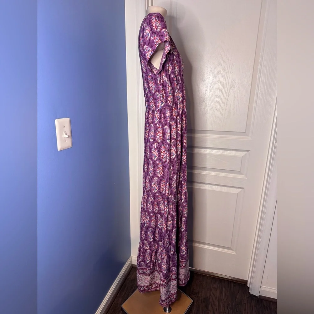 NATURAL LIFE Purple Floral Maxi Dress - Picture 6 of 10